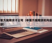 申银万国期货子公司（申银万国期货机构业务总部）