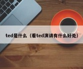 ted是什么（看ted演讲有什么好处）