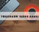 下载信息安全管理（信息安全 系统安全）